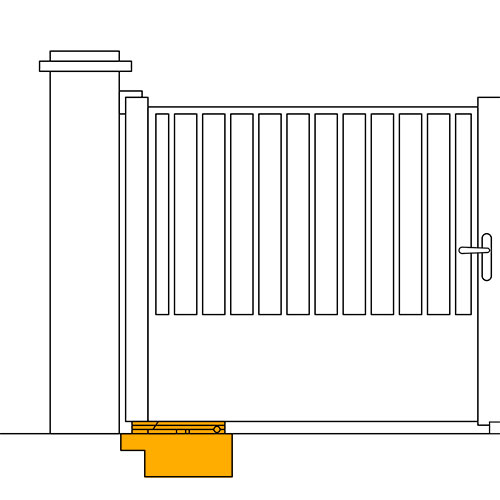 Motorisation enterrée